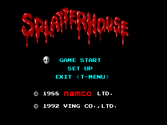 Splatterhouse — sstitle (JP)