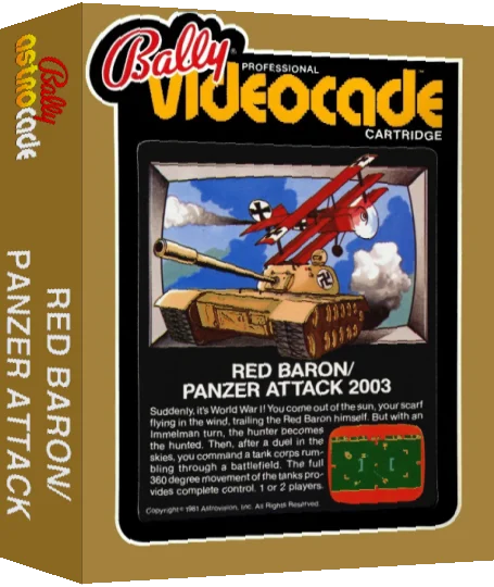 Red Baron + Panzer Attack — box-3D (WOR)