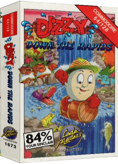 Dizzy Down the Rapids — box-3D (EU)