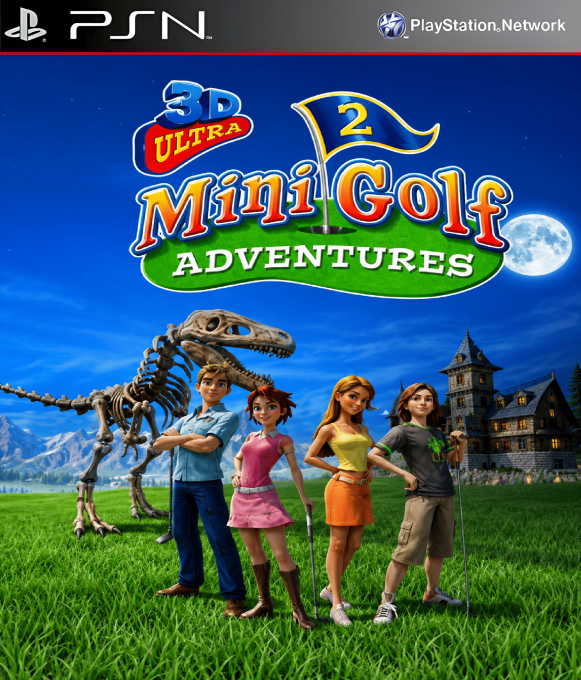 3D Ultra Mini Golf Adventures 2 box art