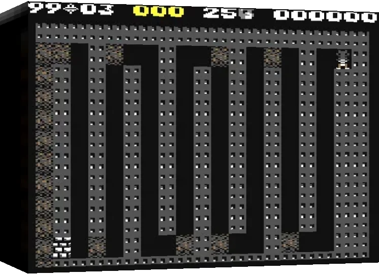 Boulder Dash Geil — box-3D (WOR)