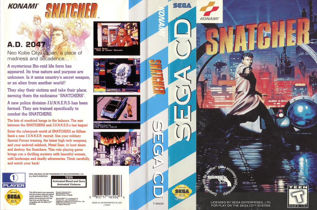 Snatcher — box-texture (US)