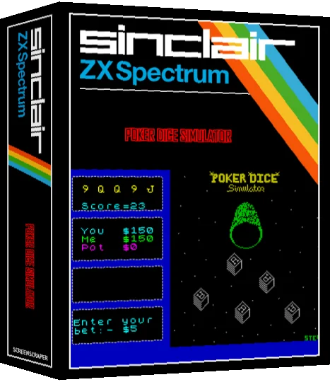 Poker Dice Simulator — box-3D (SS)