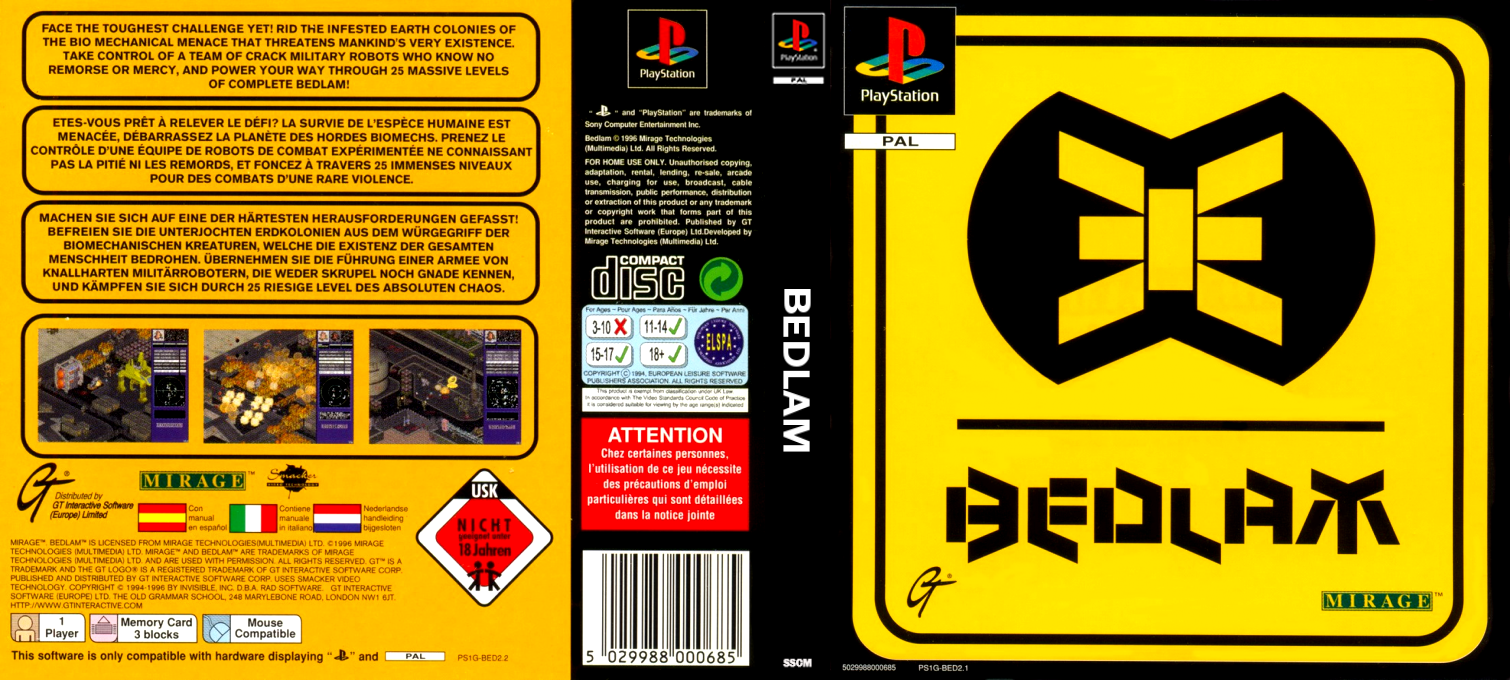 Bedlam — box-texture (EU)