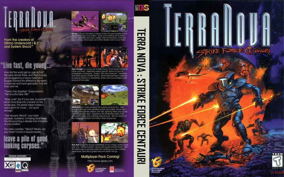 Terra Nova - Strike Force Centauri — box-texture (US)