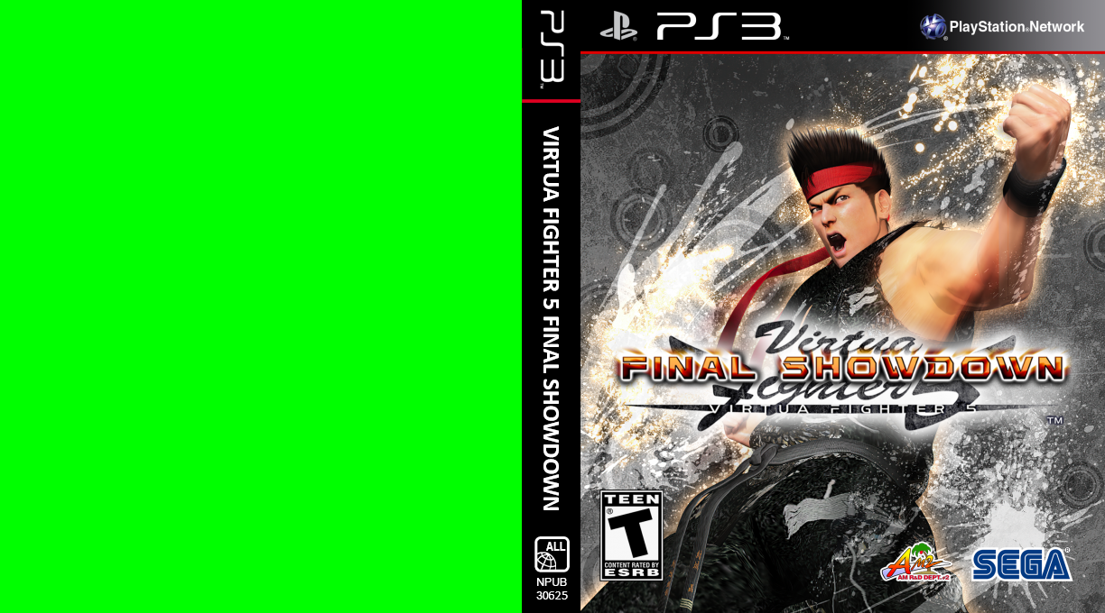 Virtua Fighter 5 - Final Showdown — box-texture (US)