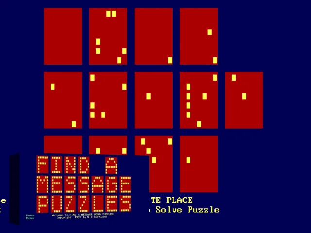 Find a Message Word Puzzles — mixrbv2 (WOR)