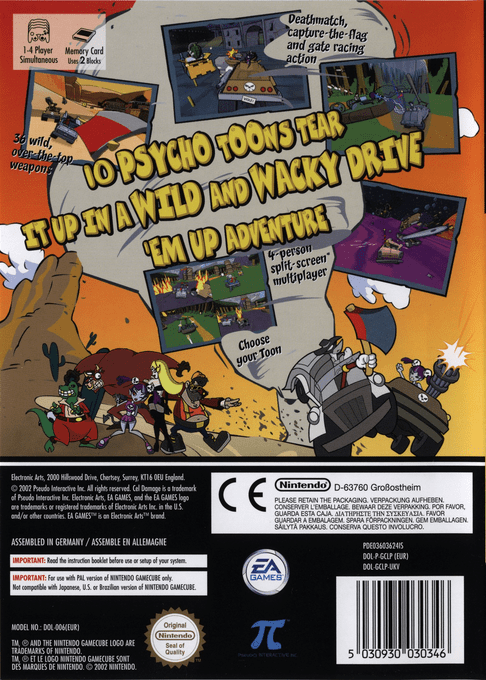 Cel Damage — box-2D-back (EU)