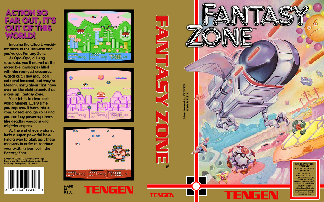 Fantasy Zone — box-texture (US)
