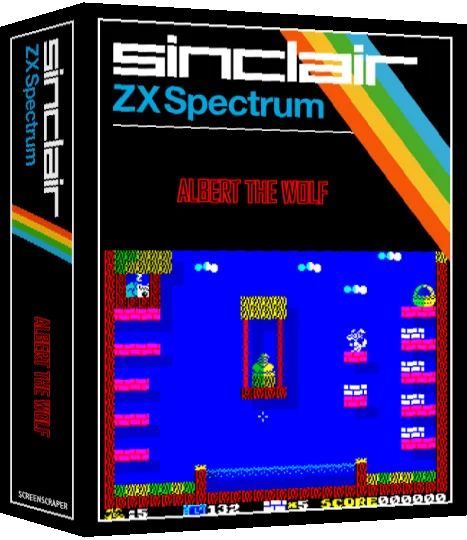 Albert The Wolf — box-3D (SS)