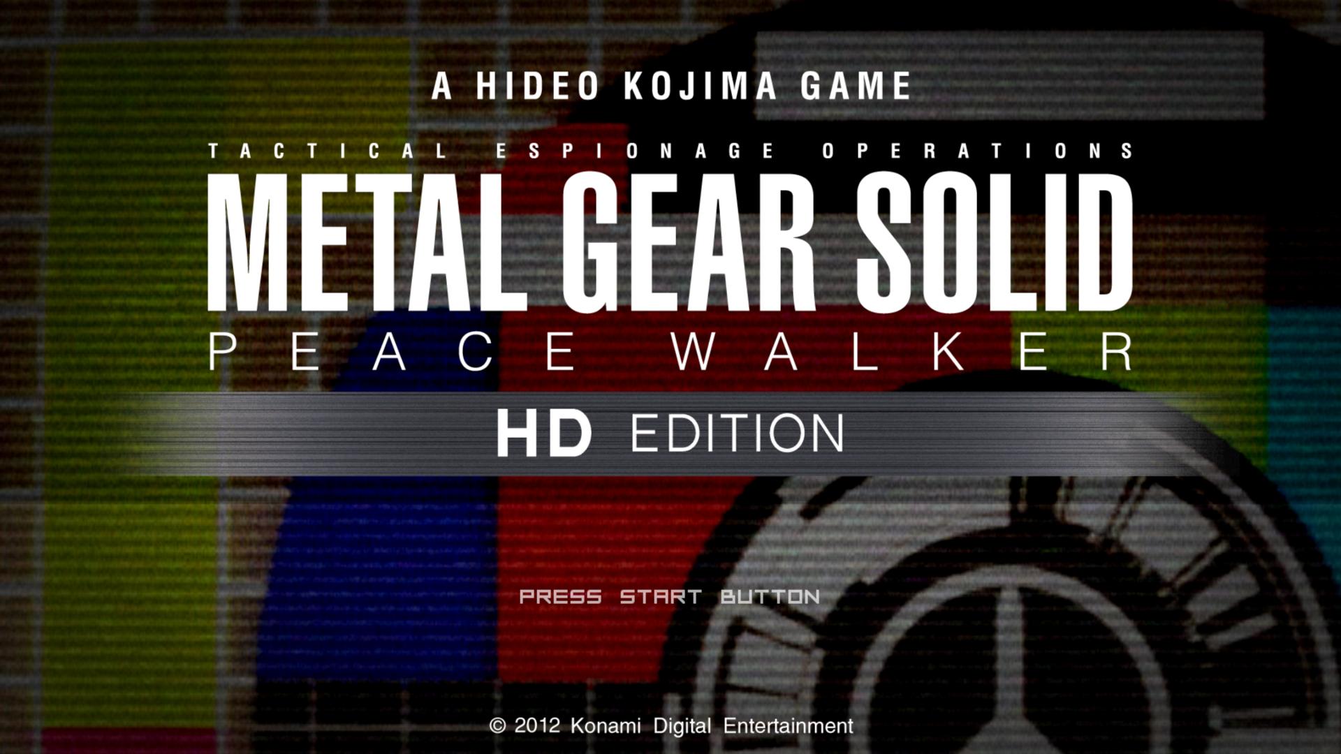 Metal Gear Solid - Peace Walker - HD Edition — sstitle (US)
