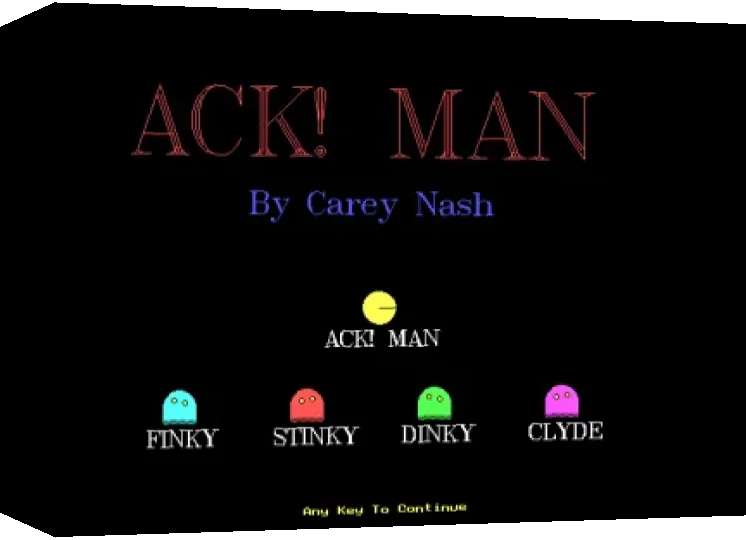 Ack! Man — box-3D (WOR)