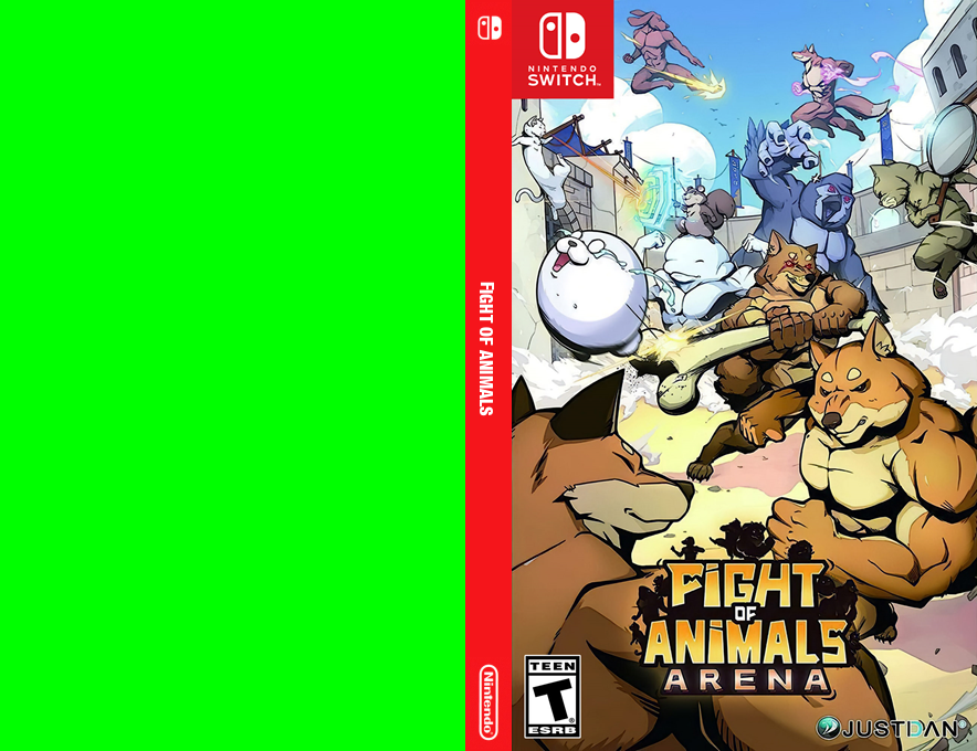 Fight of Animals — box-texture (US)