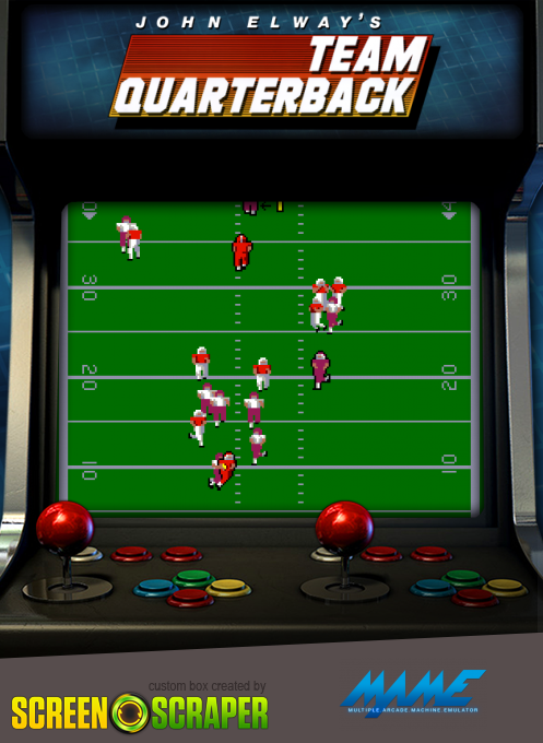 John Elway's Team Quarterback — box-2D (SS)