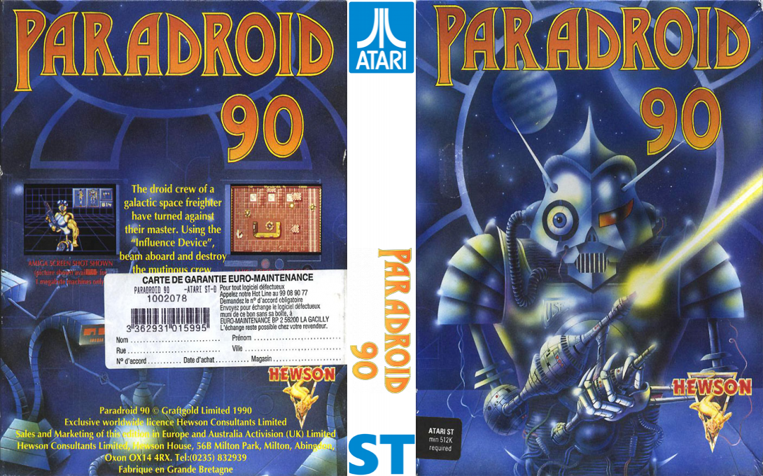 Paradroid 90 — box-texture (EU)