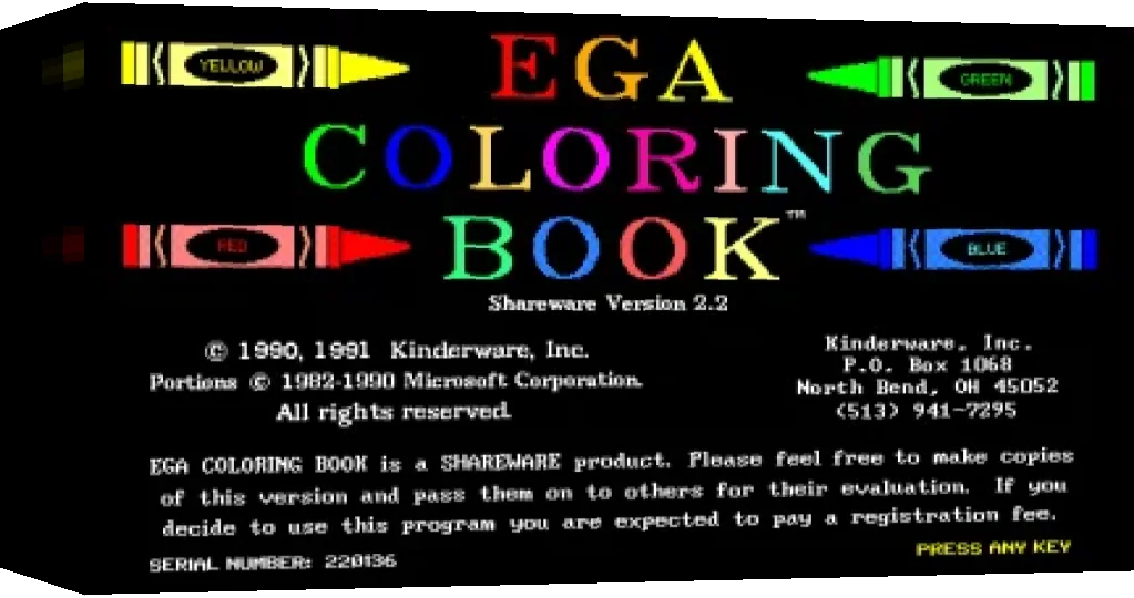 EGA Coloring Book — box-3D (WOR)