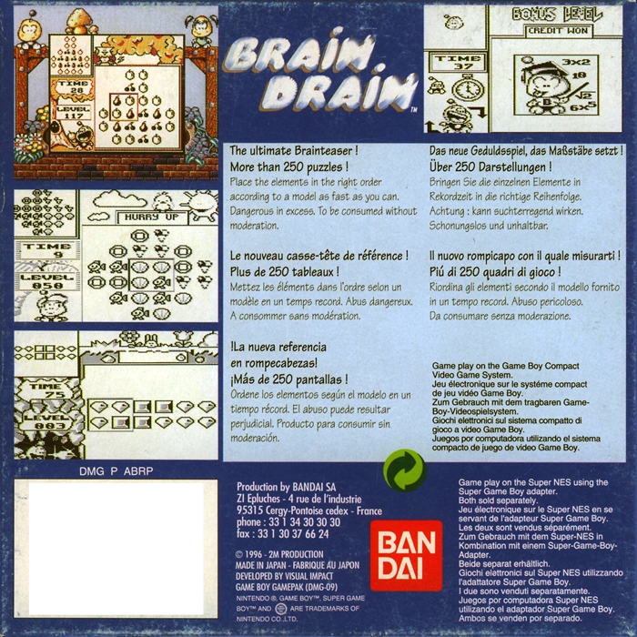 Brain Drain — box-2D-back (EU)