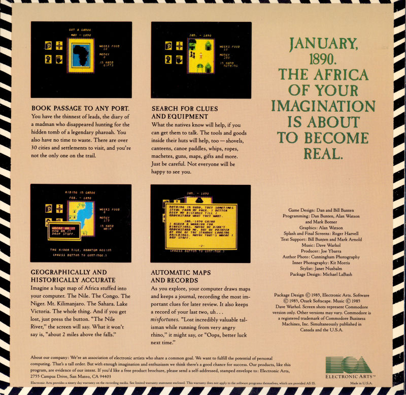 Heart of Africa — box-2D-back (US)