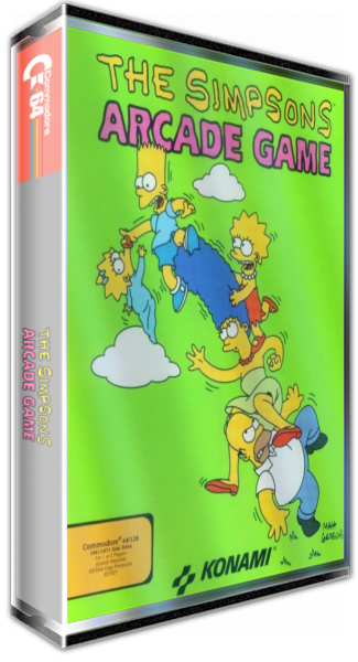 Simpsons Arcade Game, The — box-3D (US)