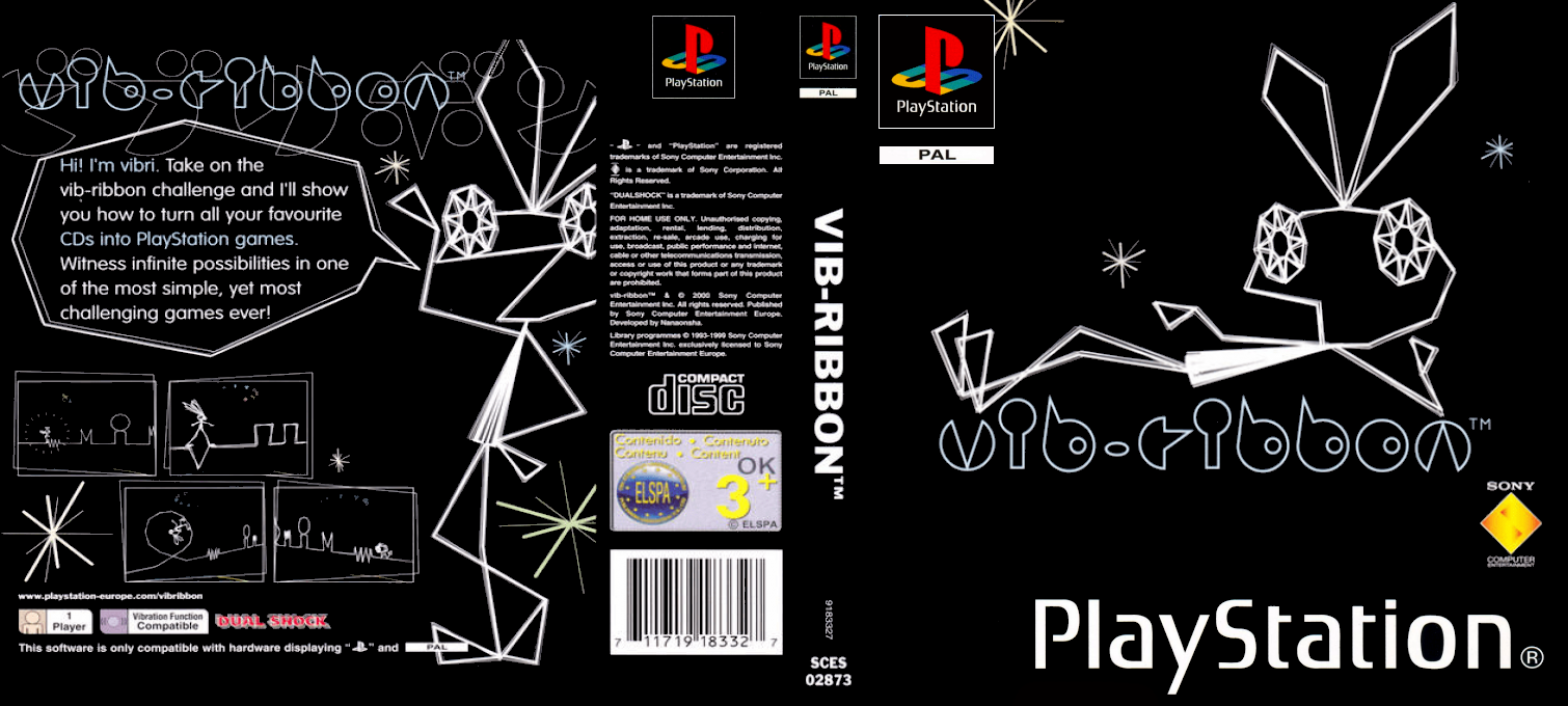 Vib-ribbon — box-texture (EU)