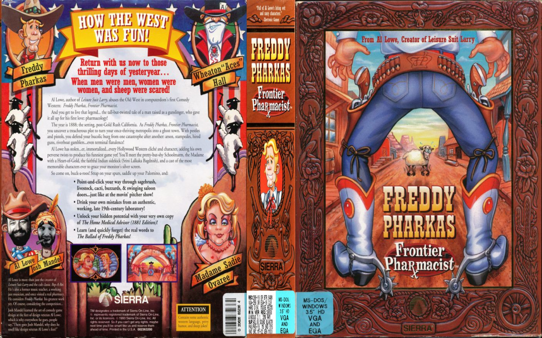 Freddy Pharkas Frontier Pharmacist — box-texture (US)