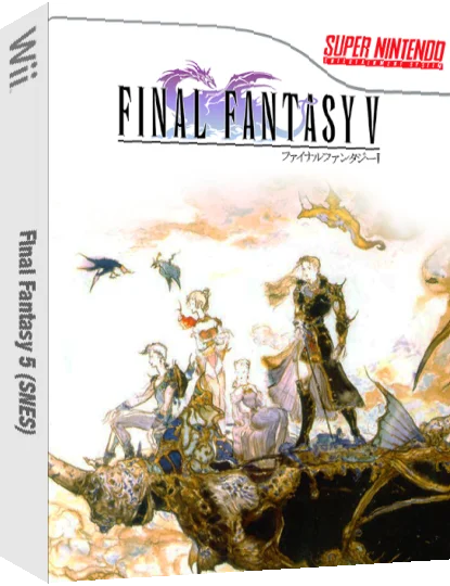 Final Fantasy 5 — box-3D (JP)