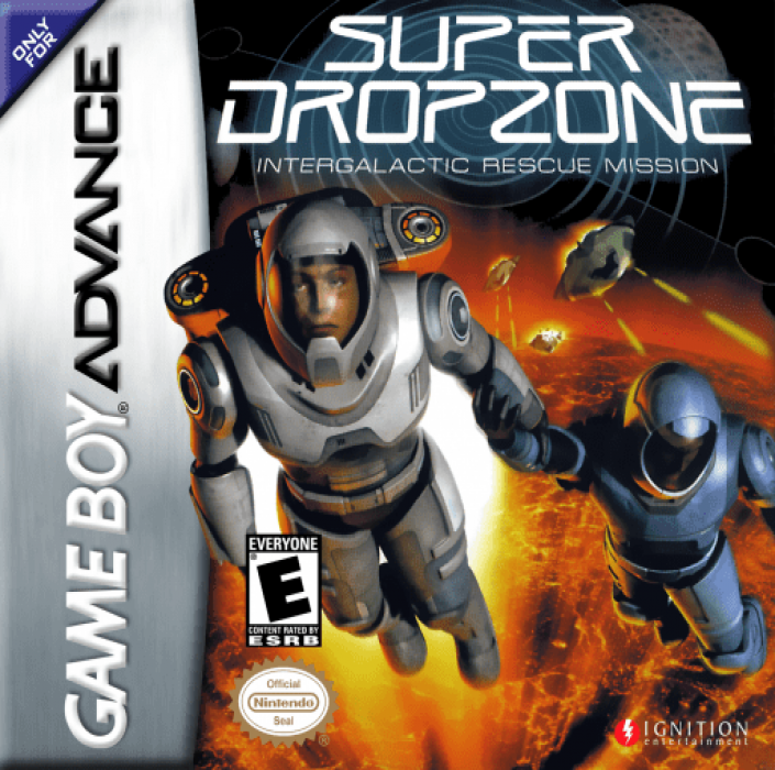 Super Dropzone - Intergalactic Rescue Mission box art