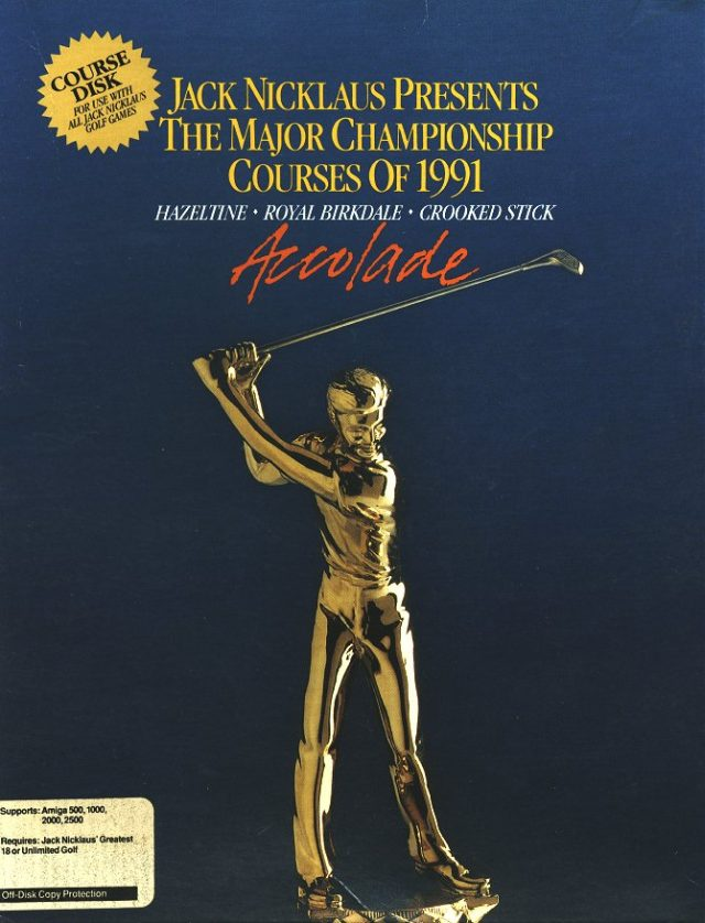 Jack Nicklaus - The Major Championship Courses of 1989 box art