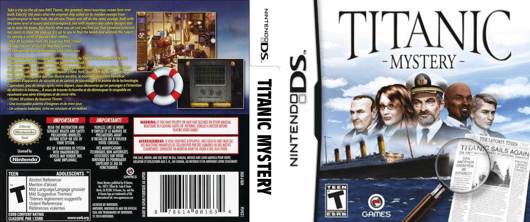 Titanic Mystery — box-texture (US)