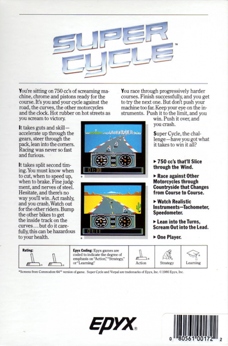 Super Cycle — box-2D-back (US)