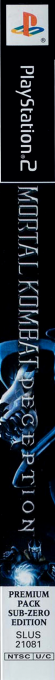 Mortal Kombat - Deception - Premium Pack — box-2D-side (US)