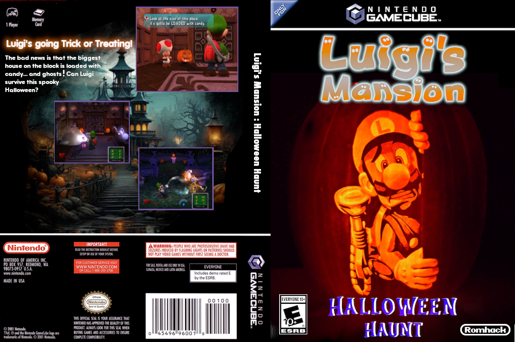 Luigi's Mansion - Halloween Haunt — box-texture (US)