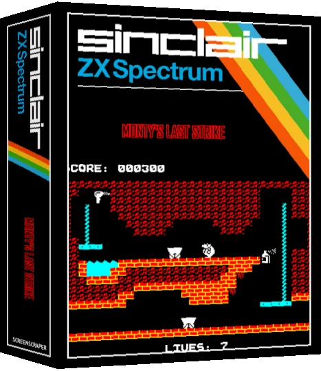Monty's Last Strike — box-3D (SS)