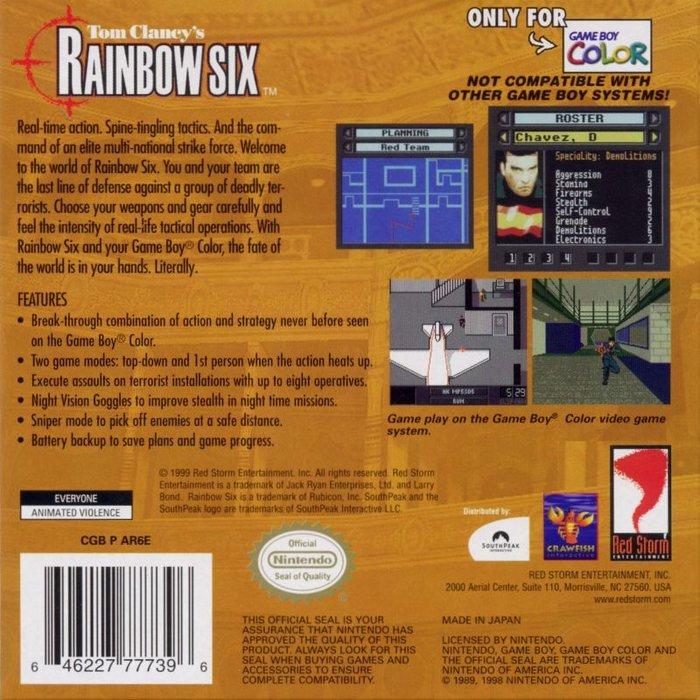 Tom Clancy's Rainbow Six — box-2D-back (US)