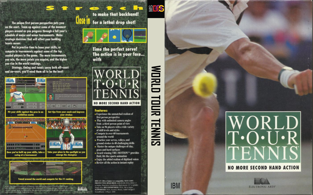 World Tour Tennis — box-texture (US)