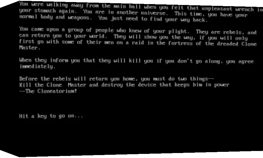 Eamon Adventure Disk III : Assault On The Clone Master — box-3D (WOR)