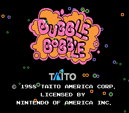 Bubble Bobble — sstitle (JP)