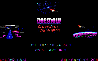 Joe Snow III : Captured By Aliens box art