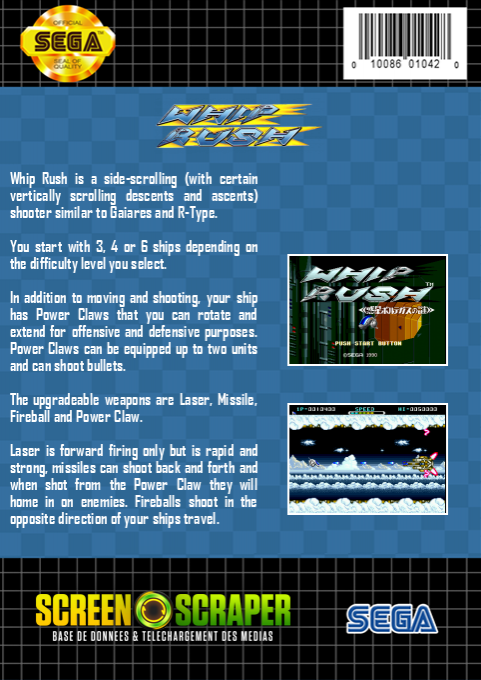 Whip Rush — box-2D-back (SS)