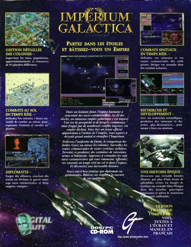 Imperium Galactica — box-2D-back (FR)