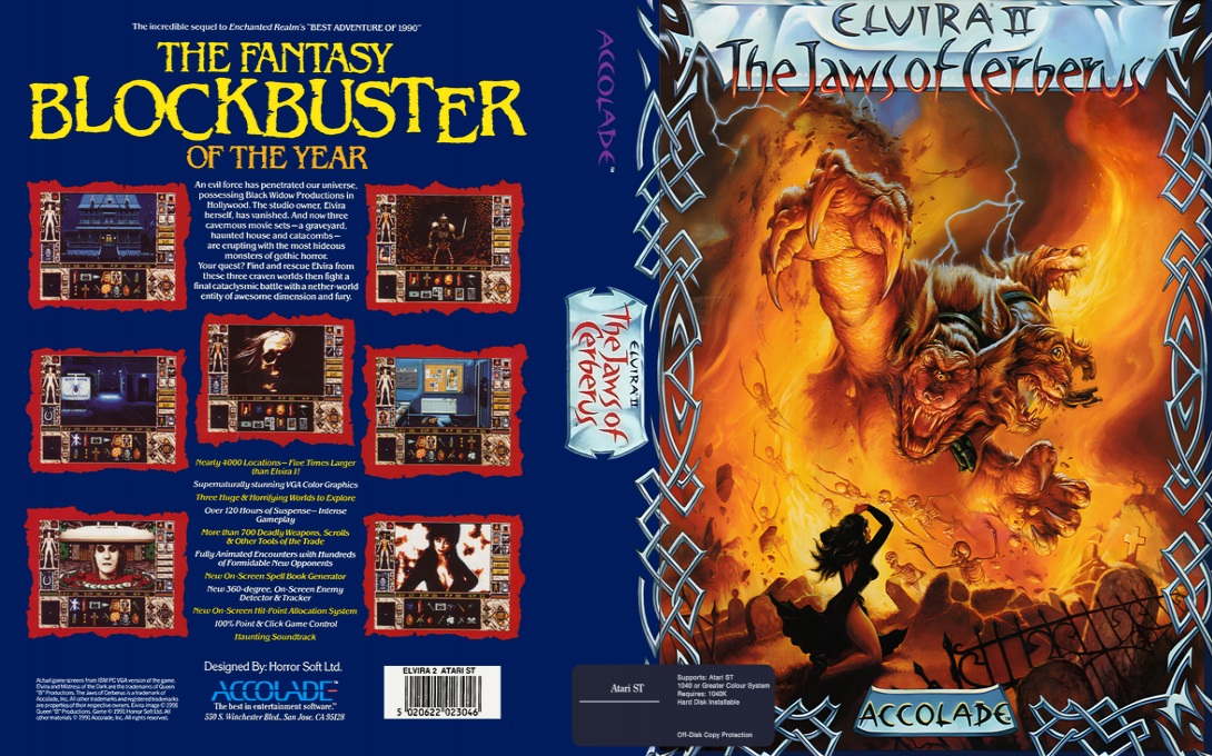 Elvira 2 - The Jaws Of Cerberus — box-texture (EU)