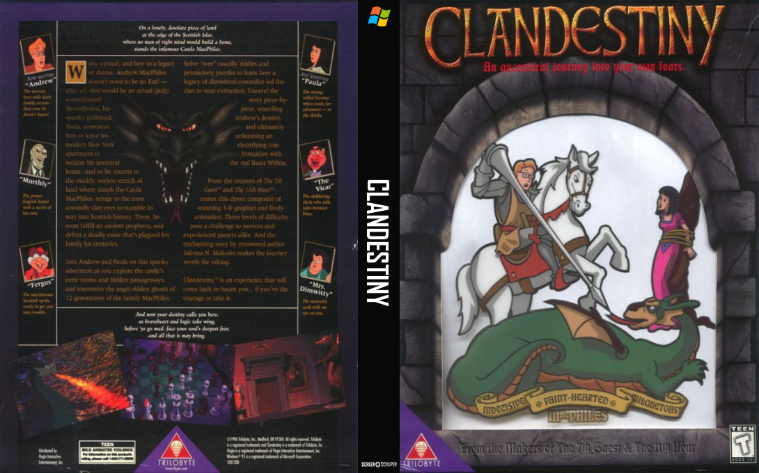 Clandestiny — box-texture (US)