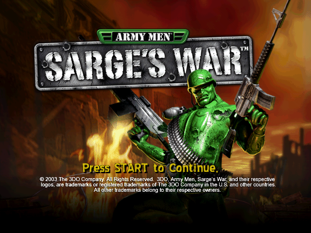 Army Men - Sarge's War — sstitle (US)