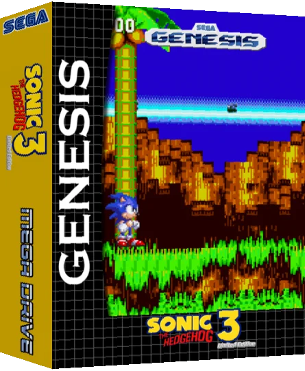 Sonic The Hedgehog 3 Limited Edition — box-3D (SS)