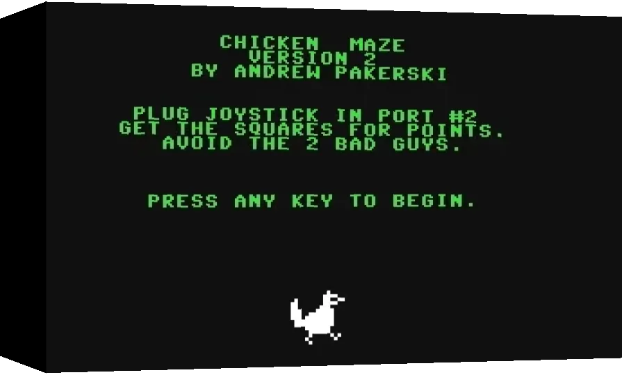 Chicken Maze — box-3D (WOR)