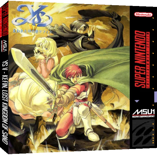 Ys V : Kefin, Lost Kingdom of Sand — box-3D (US)