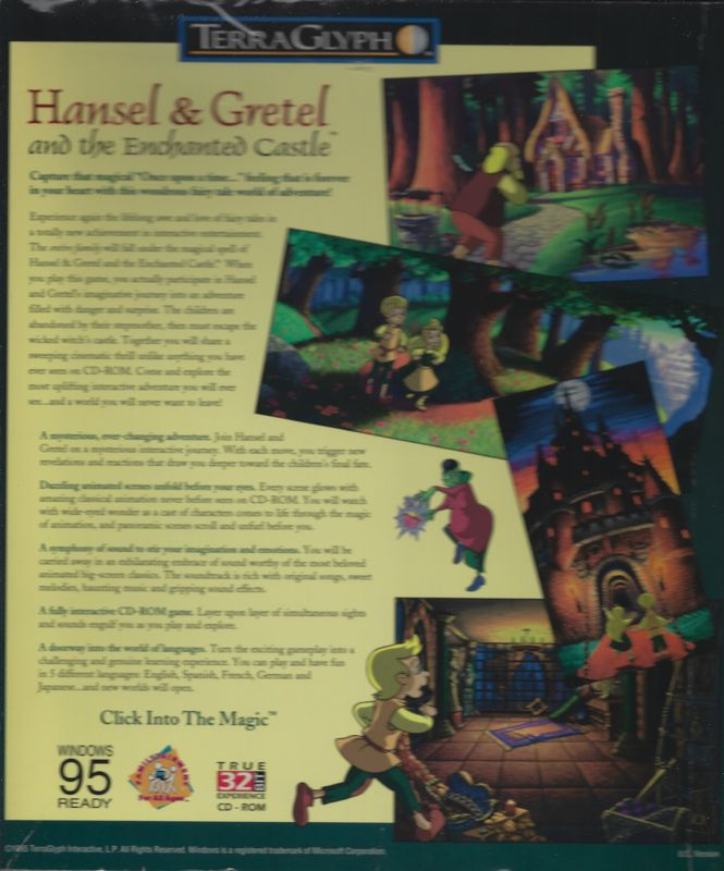 Hansel & Gretel and the Enchanted Castle — box-2D-back (US)
