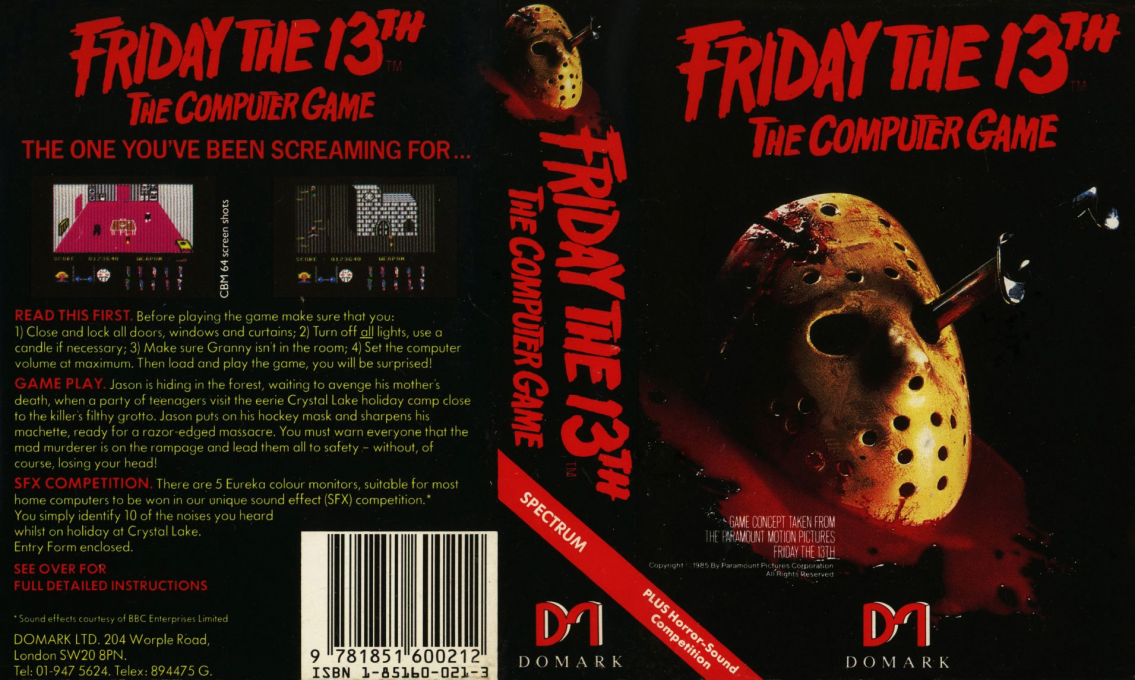 Friday The 13th — box-texture (EU)