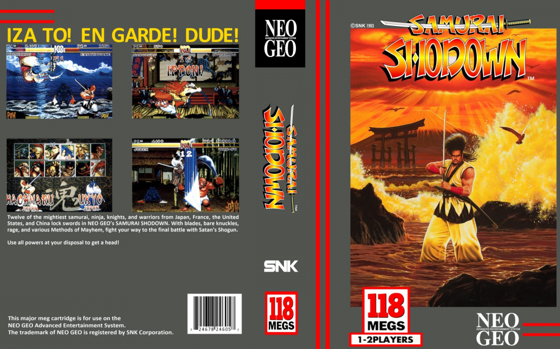 Samurai Shodown — box-texture (US)