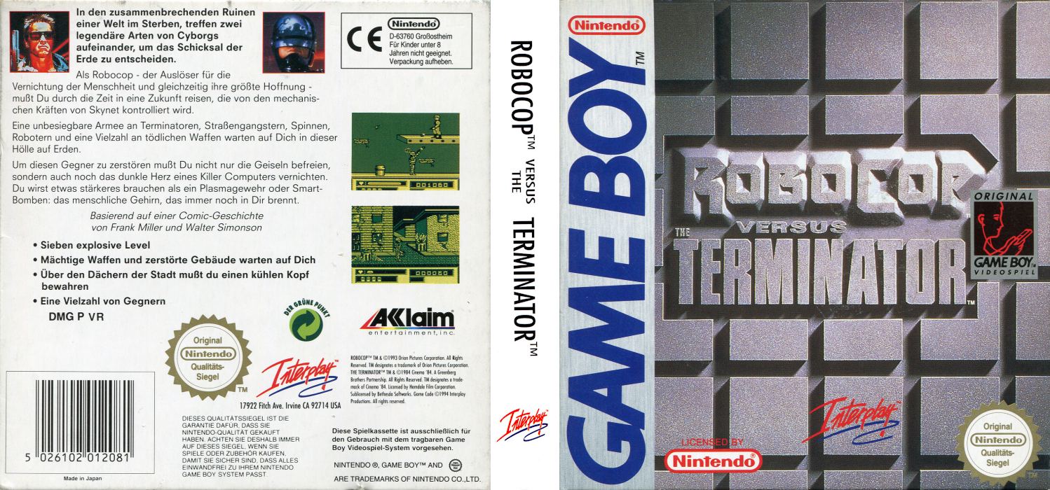 Robocop Vs. The Terminator — box-texture (EU)